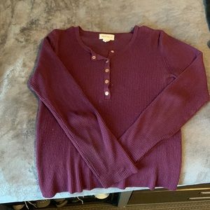 Purple light sweater